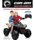 QUAD PARA NIÑOS CON MANDO RADIOCONTROL POTENCIA 180 WATIOS 12V 4X4 CAN NAM