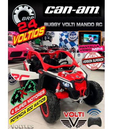 BUGGY CAN AM POTENCIA 800 WATIOS 24V PANTALLA VIDEO