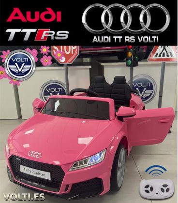 AUDI TT RS ROADSTER COCHE ELECTRICO CON MANDO PARA NIÑAS