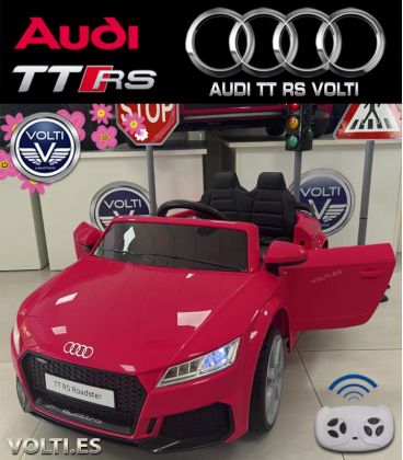 AUDI TT RS ROADSTER COCHE ELECTRICO CON MANDO PARA NIÑOS