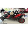 BUGGY PARA NIÑOS POTENCIA 600 WATIOS 4X4 BATERIA 2X24 48 VOLTIOS 4 PLAZAS TAMAÑO XXXL