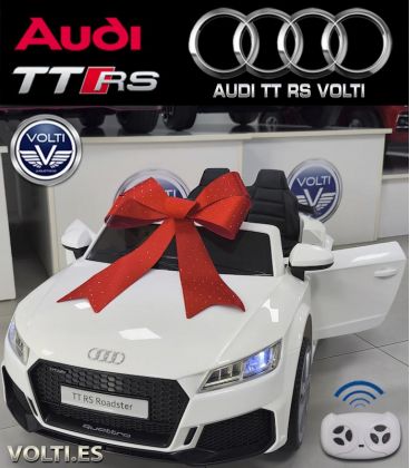 AUDI TT RS ROADSTER COCHE ELECTRICO CON MANDO PARA NIÑOS