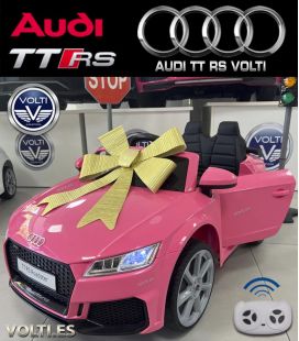 AUDI TT RS ROADSTER COCHE ELECTRICO CON MANDO PARA NIÑAS