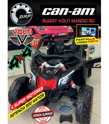 BUGGY CAN AM 24V POTENCIA 800 WATIOS PANTALLA VIDEO